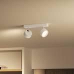 Philips Bracia LED προβολέας οροφής, δύο φωτιστικών, λευκό