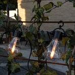 LED lichtketting op zonne-energie voor feestjes, 4,2 W, amberkleurig, IP44,