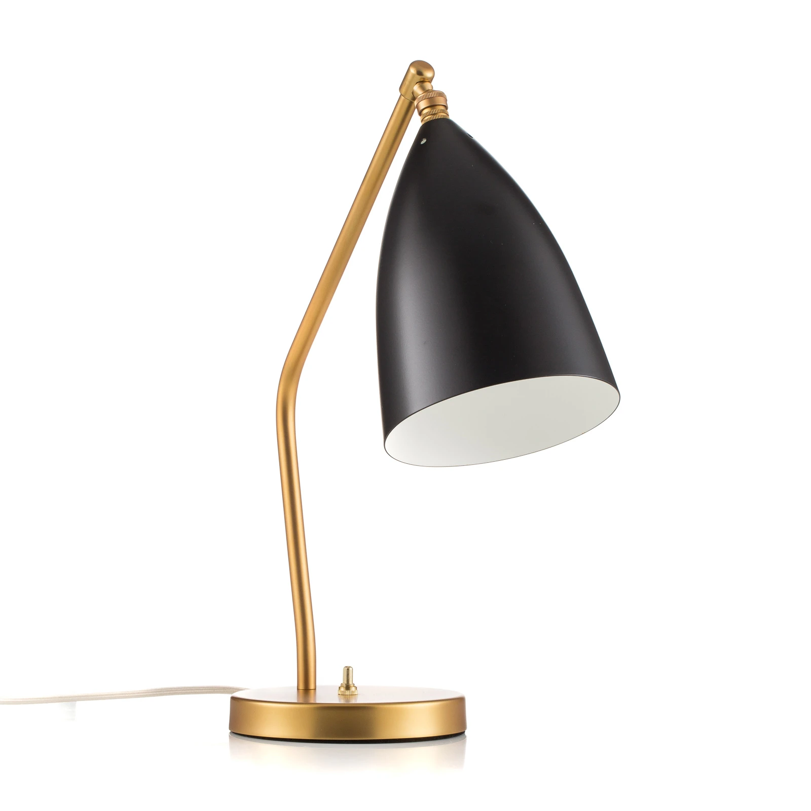 Lampe à poser Gubi Gräshoppa, noir