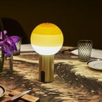 Dipping Light Portable Tischleuchte Amber/Brushed Brass - Marset