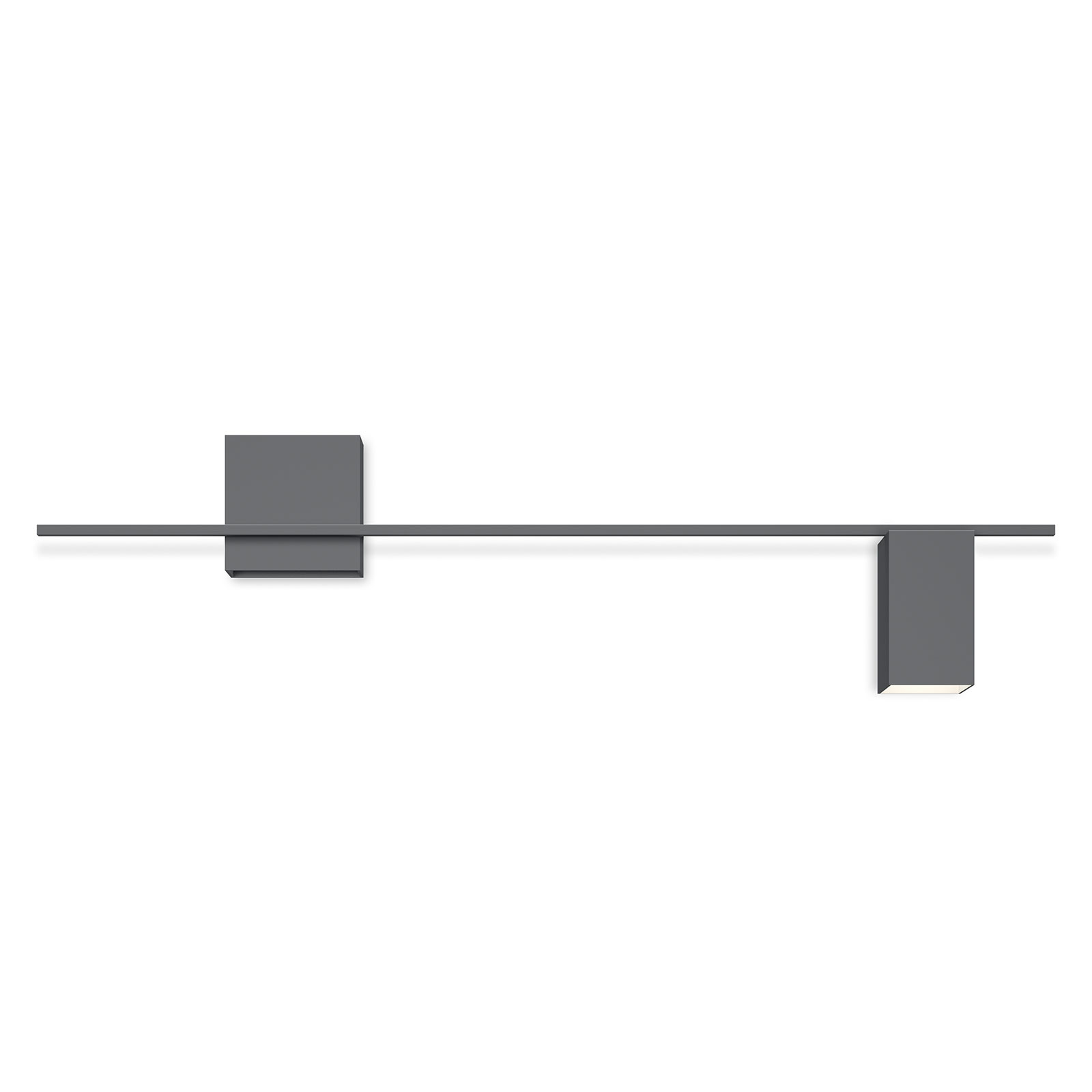 Vibia Structural 2610 LED wall light, dark grey