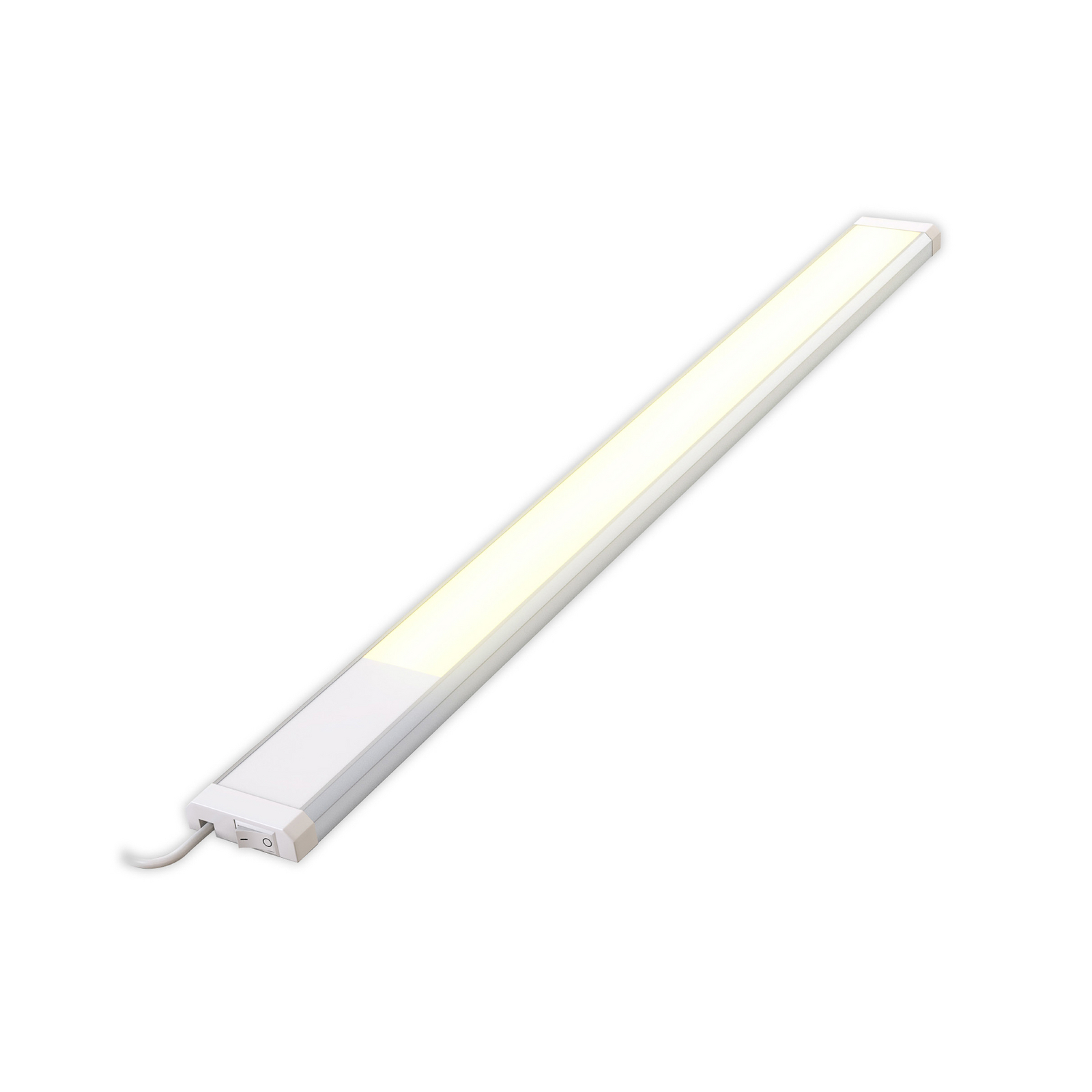 LED meubelverlichting Lord, lengte 57,5 cm, zilver, 3.000 K