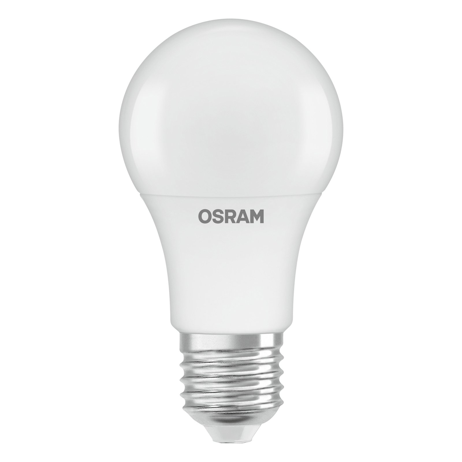 OSRAM LED-lampe E27 4,9W opal med dagslyssensor