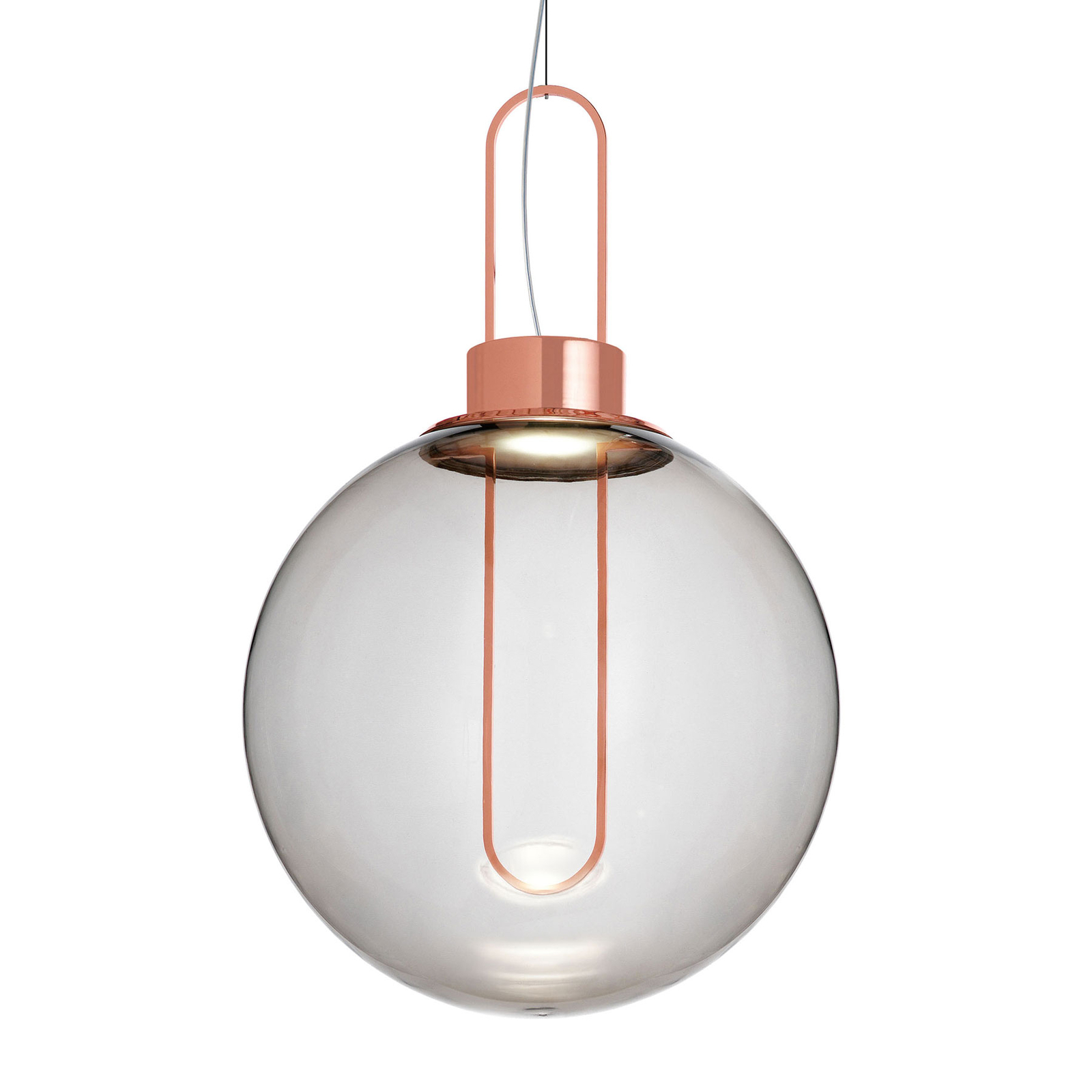 Modo Luce Orb LED-Hängeleuchte, kupfer, Ø 40 cm