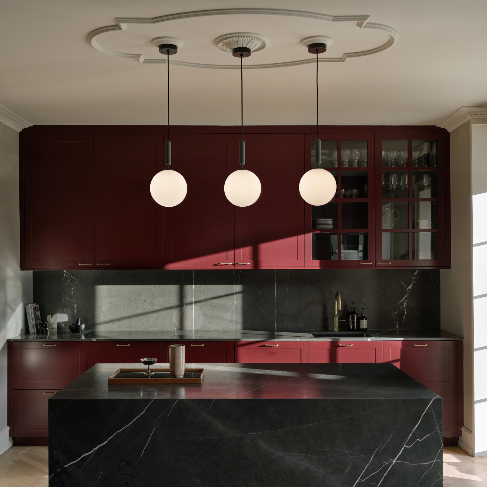 Miira 1 Riippuvalaisin Large Rock Grey/Opal White - Nuura