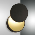 Ara LED wall light with reading spotlight