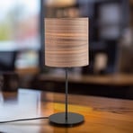 Envostar Veneer table lamp walnut Ø 20.5 cm