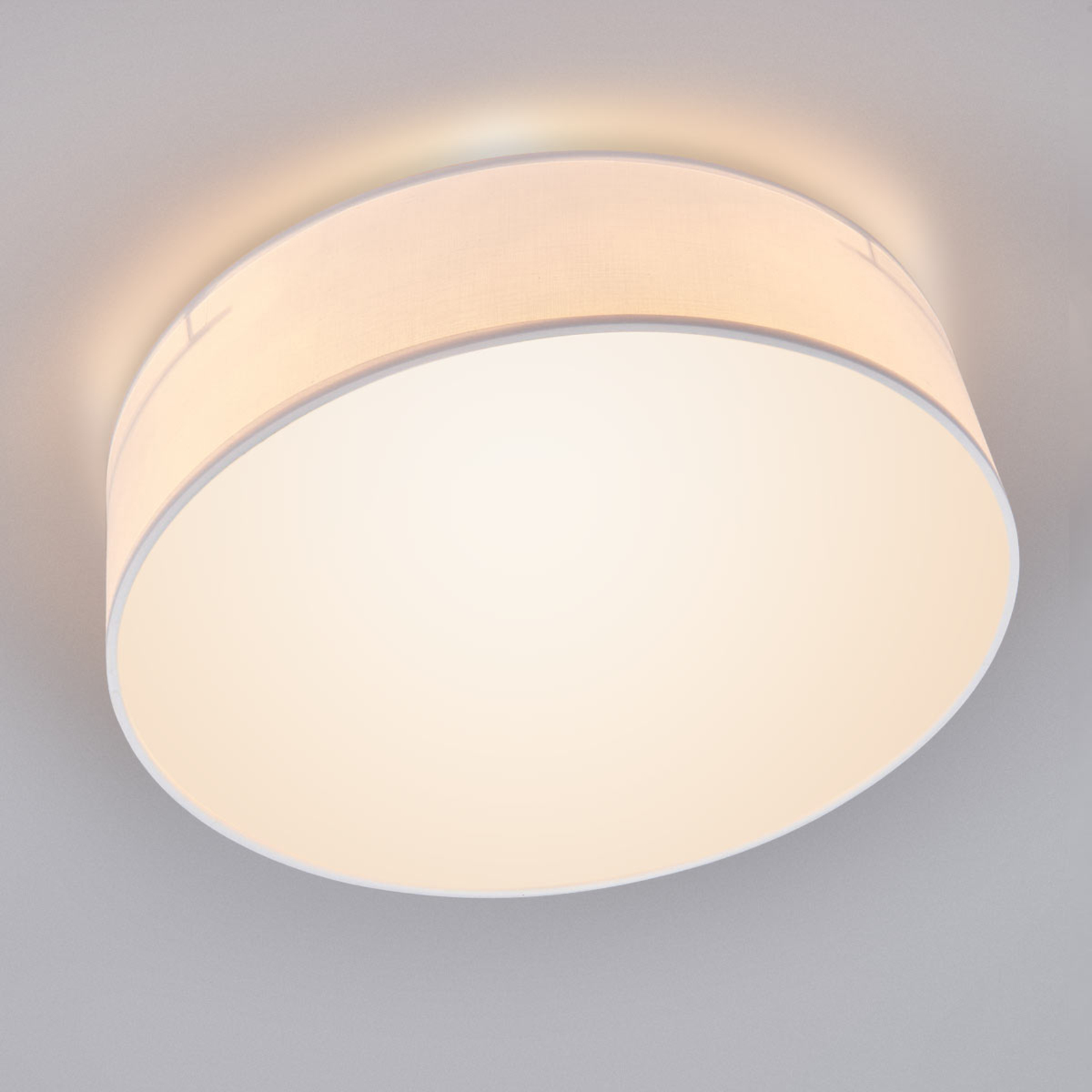 Hvid Ceiling Dream loftlampe af stof, 40 cm
