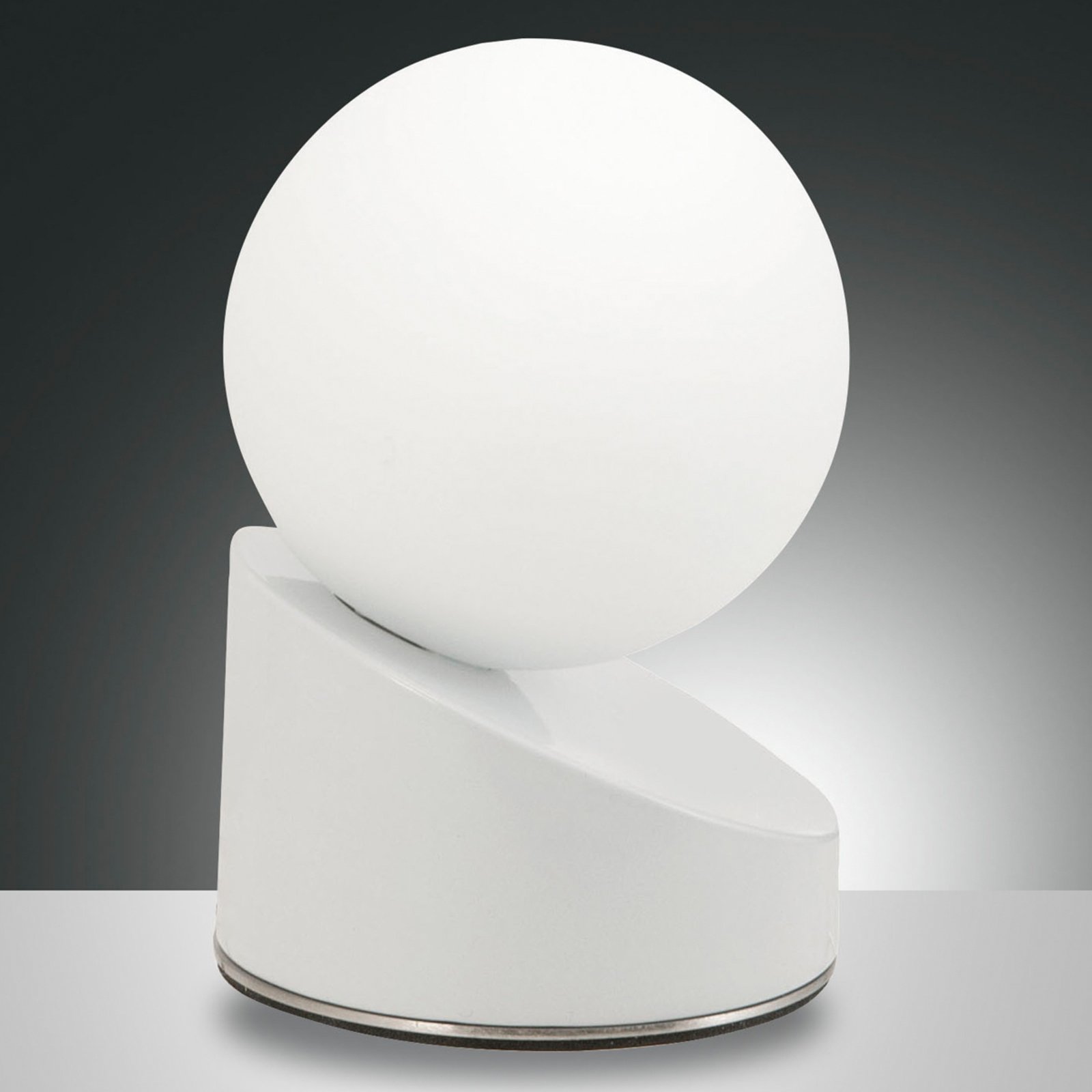 Lampada LED da tavolo Gravity, bianco