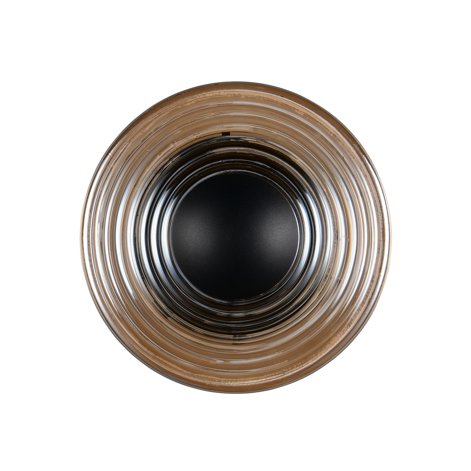 LED sienas lampa „Sirena“, melna/dzintara krāsā, Ø 20 cm, stikls, CCT LED sienas lampa „Sirena“, melna/dzintara krāsā, Ø 20 cm, stikls, CCT