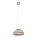 Hängeleuchte Vittorito, Ø 38 cm, sandbeige, Metall, E27