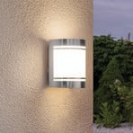 Buitenwandlamp Cerno, roestvrij staal