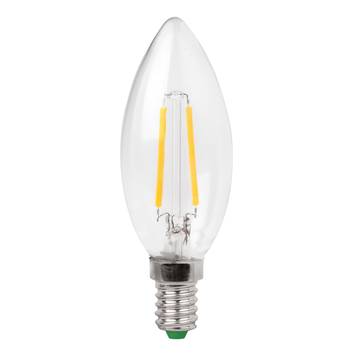 LED candela E14 3W filamenti bianco caldo