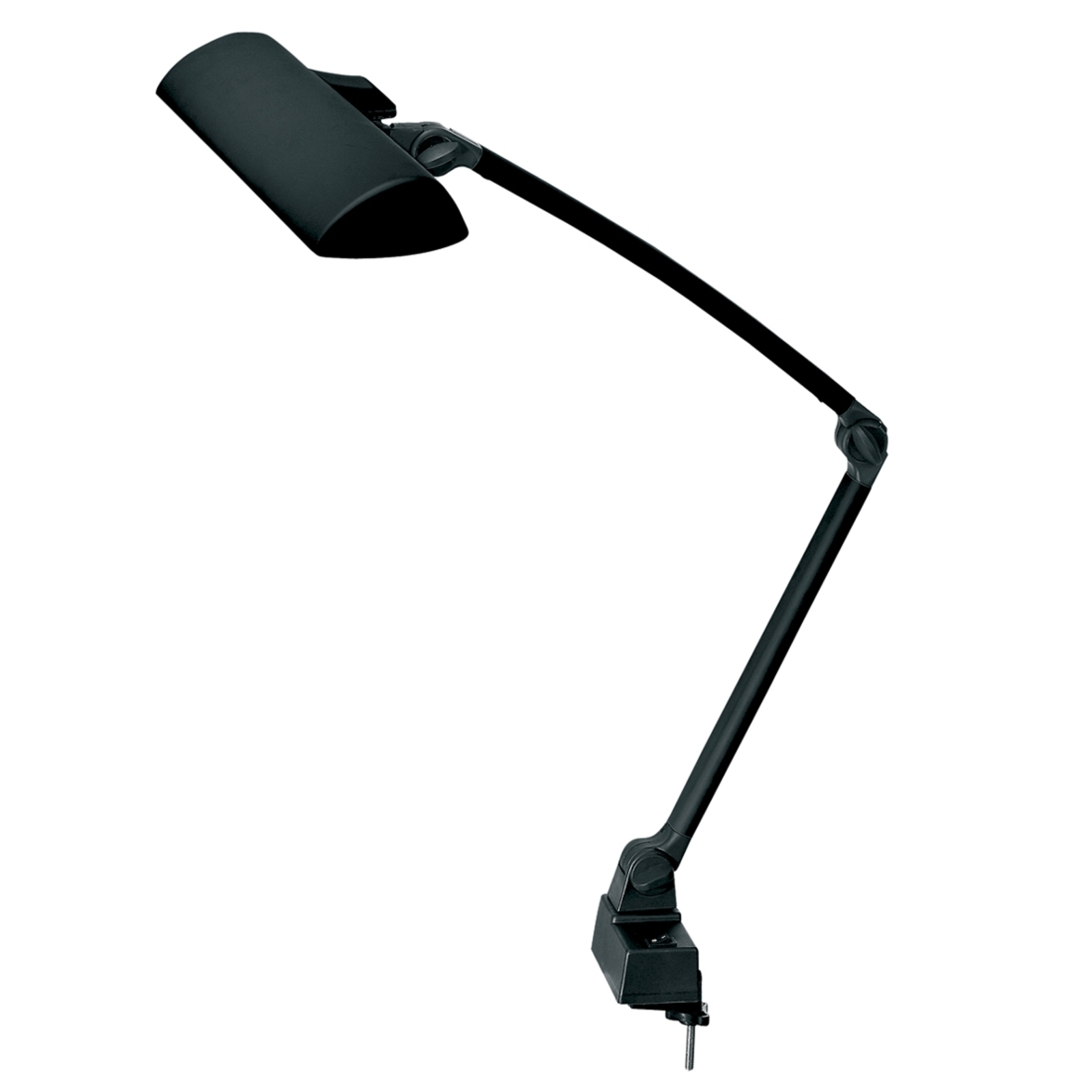 ALCO Workplace light CLIP, black, for Workroom / Office, plastic, metal, 2G11, 36 W, energy efficiency: A, H: 80 cm