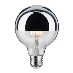 LED-lamppu E27 827 6.5W pääpeili hopea
