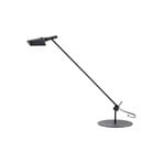 Tema LED-bordlampe, justerbar, sort