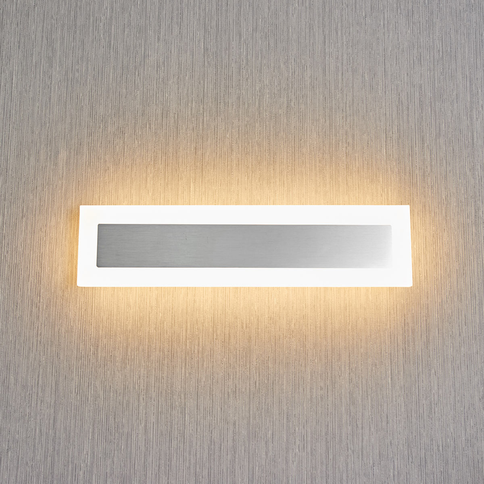 Lámpara de pared LED Marle con forma rectangular