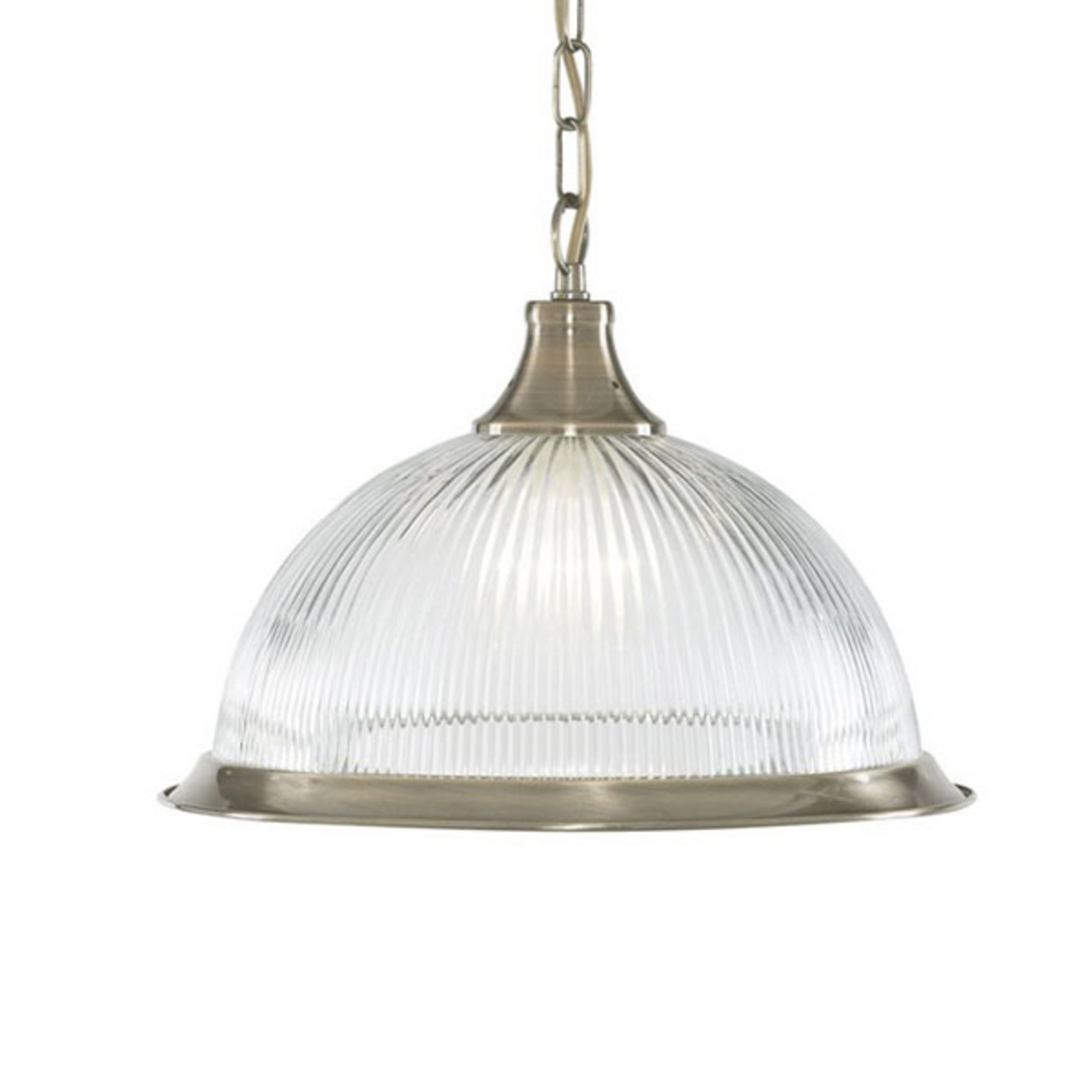 Candeeiro suspenso American Diner, luz única em latão