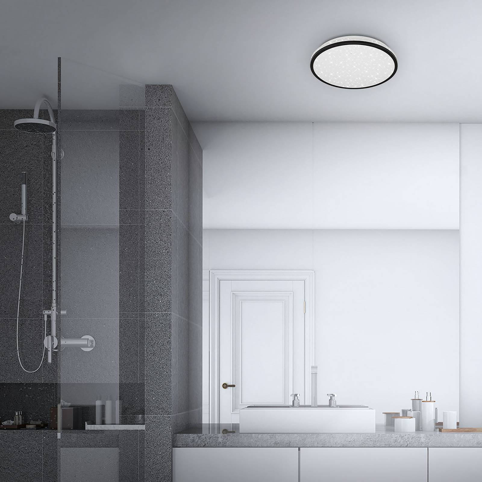 Lampa sufitowa LED 3403-015, z dekorem gwiazdy, 4000K