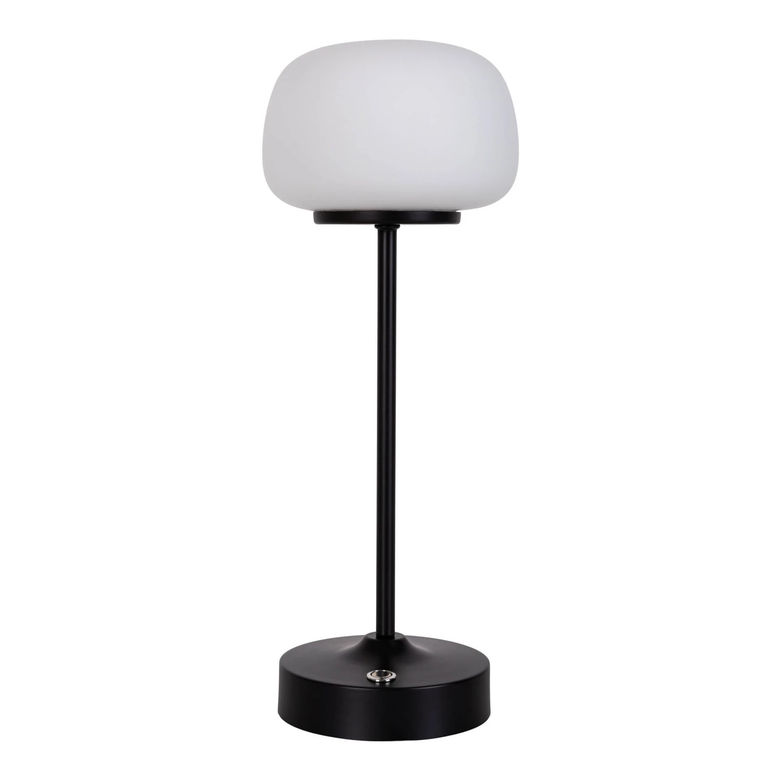 LED-bordlampe Pina svart 27,8 cm metall/glass Touch