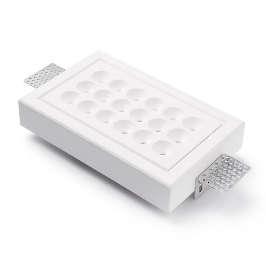 LED recessed ceiling light ADE - angular | Lights.co.uk