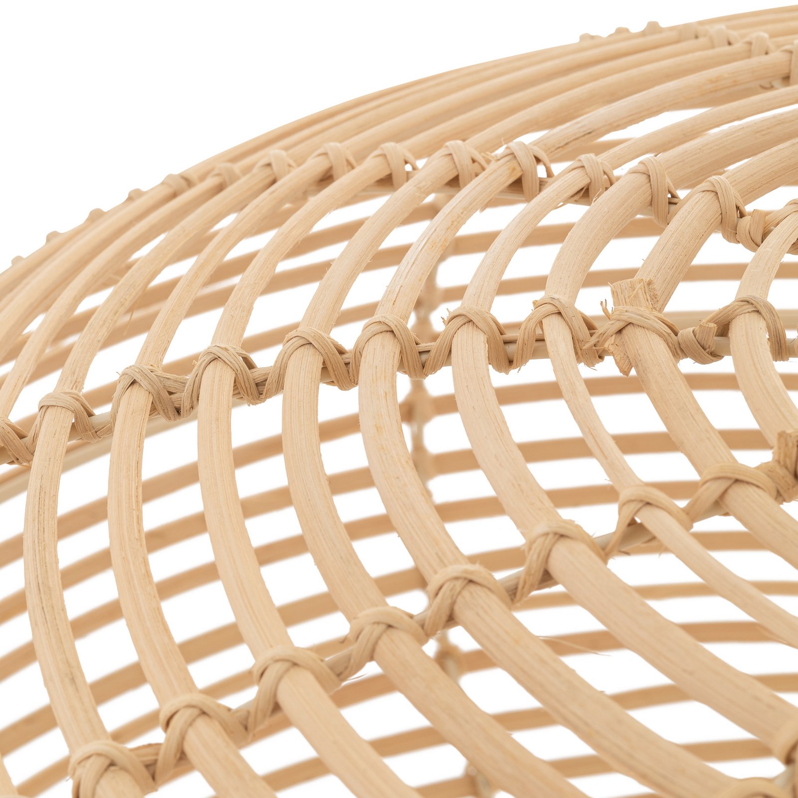 Hängeleuchte RATTAN, Ø 60 cm, naturbraun, Rattan, E27