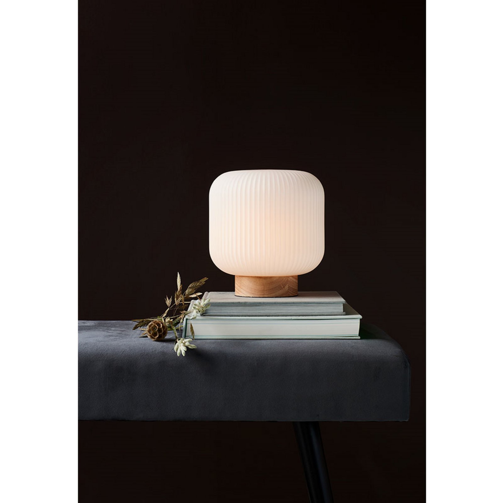 Milford Table Lamp Ash/Opal - Nordlux