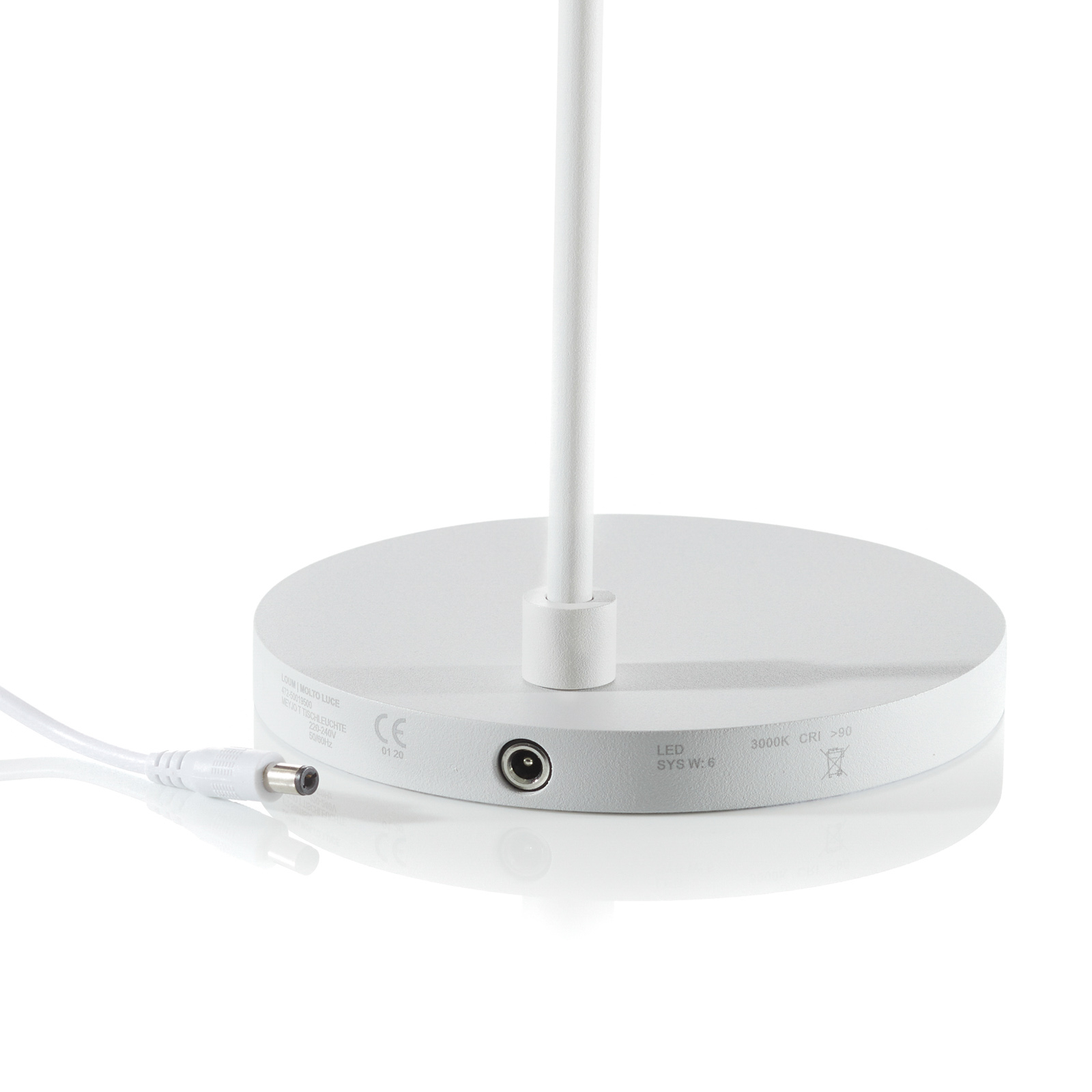 Meyjo LED-Tischleuchte Sensor-dim weiß