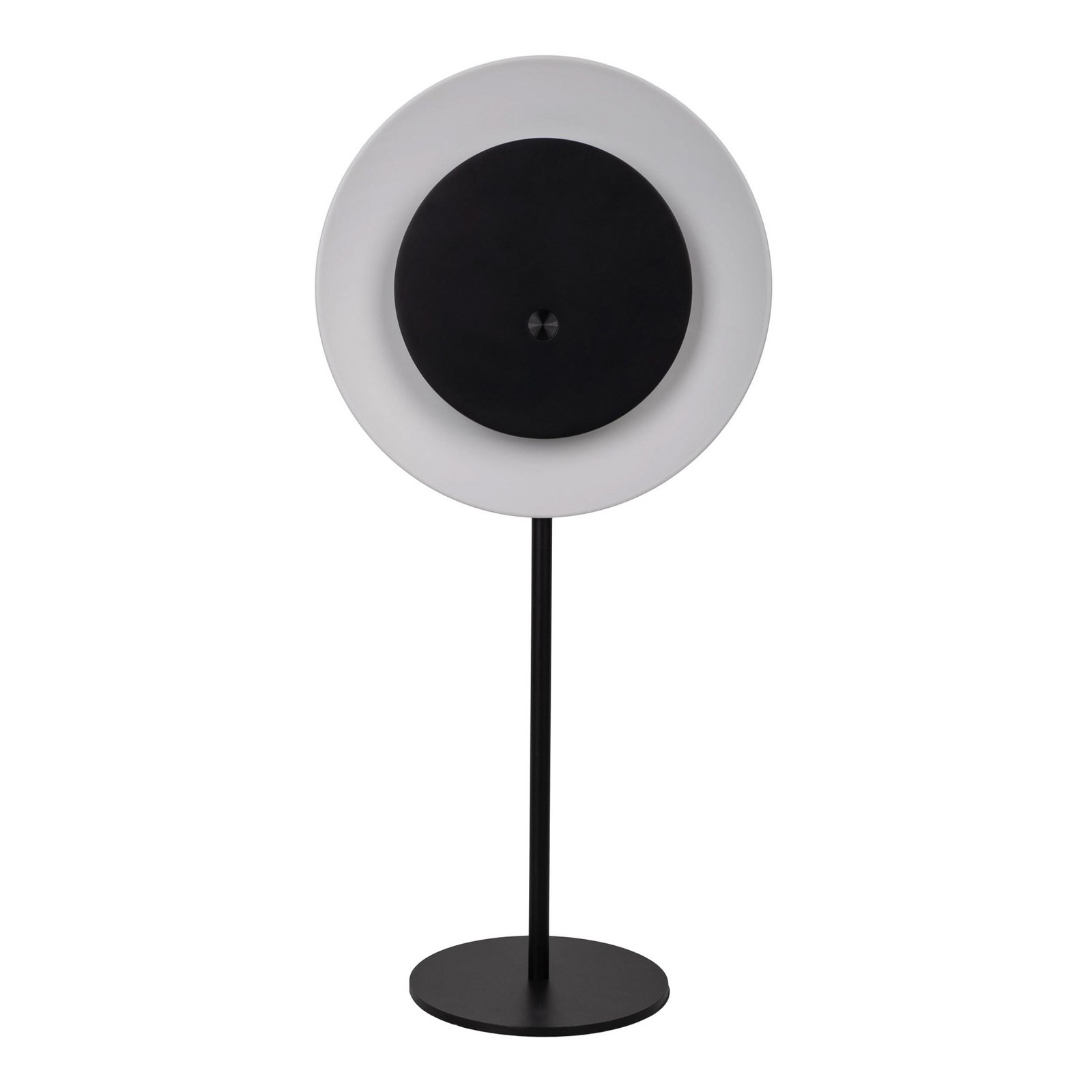 LED φορητή επιτραπέζια λάμπα Solan, μαύρο/λευκό, ηλιακή, IP54 LED φορητή επιτραπέζια λάμπα Solan, μαύρο/λευκό, ηλιακή, IP54