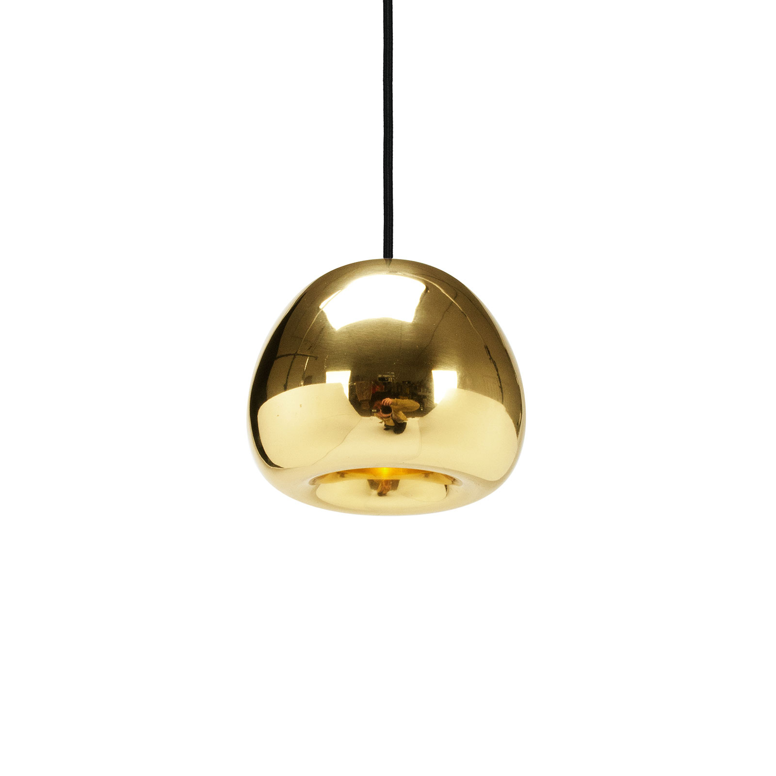 Tom Dixon Void Mini LED závěs.světlo Ø15cm mosaz