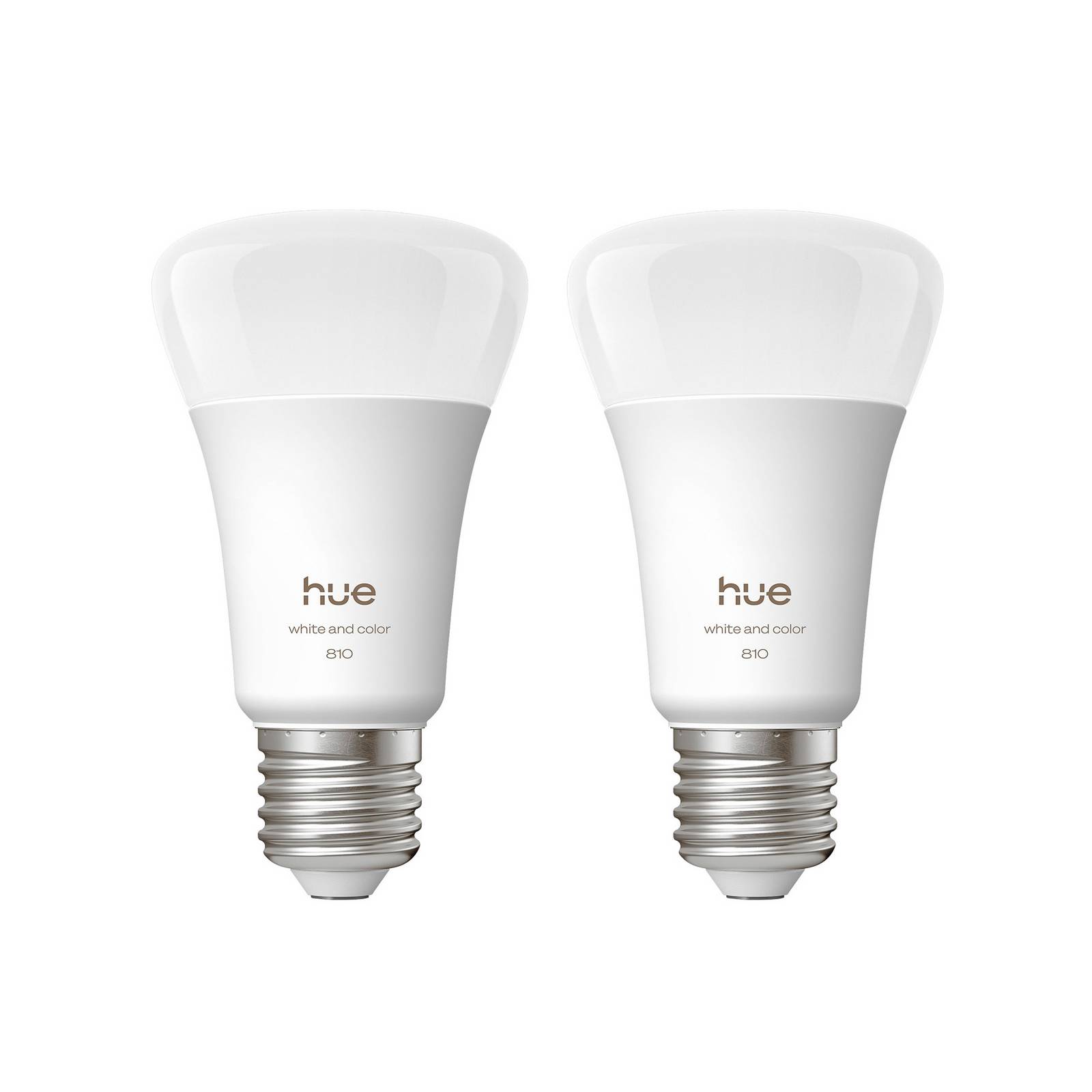 Philips Hue WACA Smart E27 LED, 6 W, 810 lm, CCT RGB 2er-Set