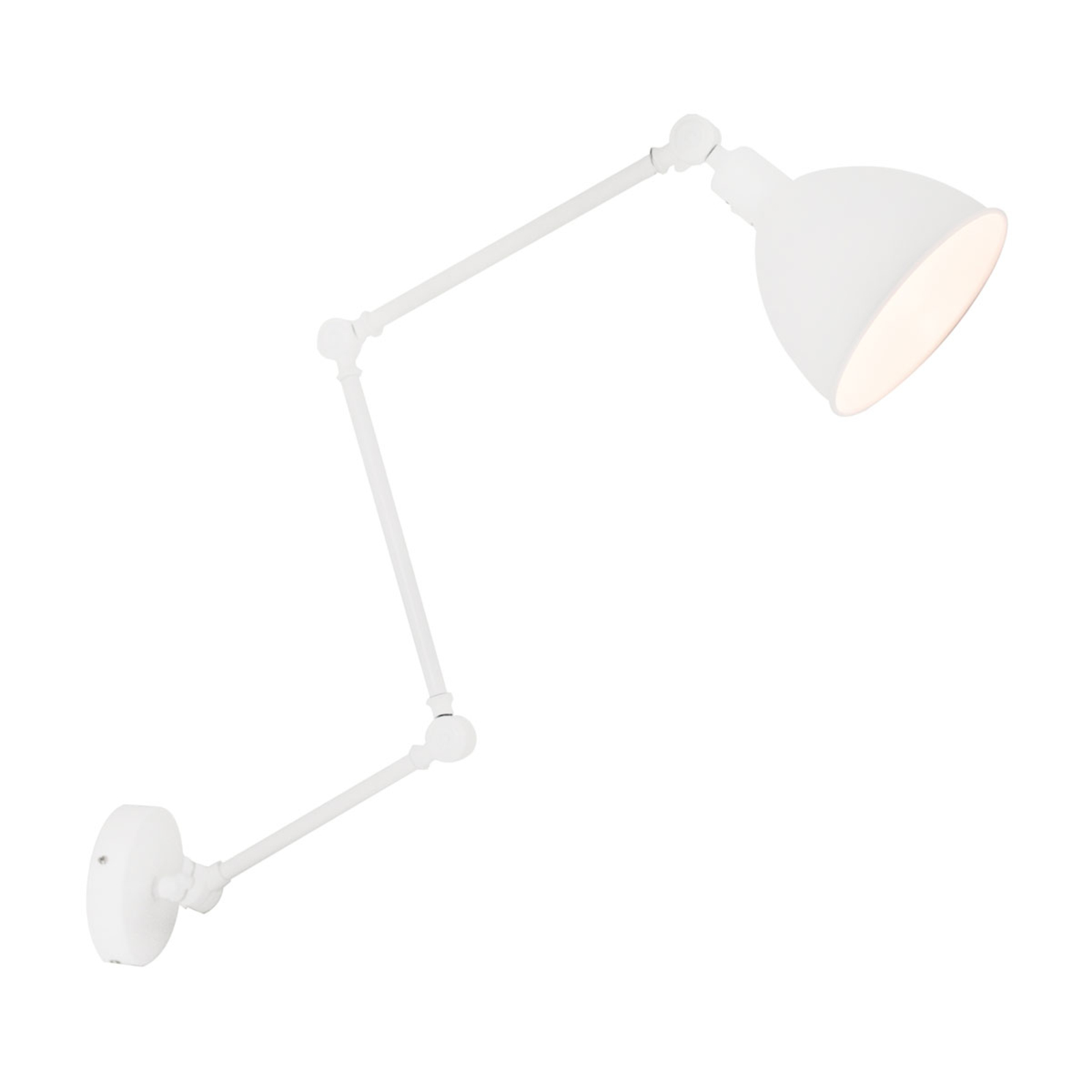 By Rydéns Bazar wall light with plug, sand white, for Living / Dining Room, metal, E27, 40 W, energy efficiency: A++, W: 17 cm, H: 37.5 cm
