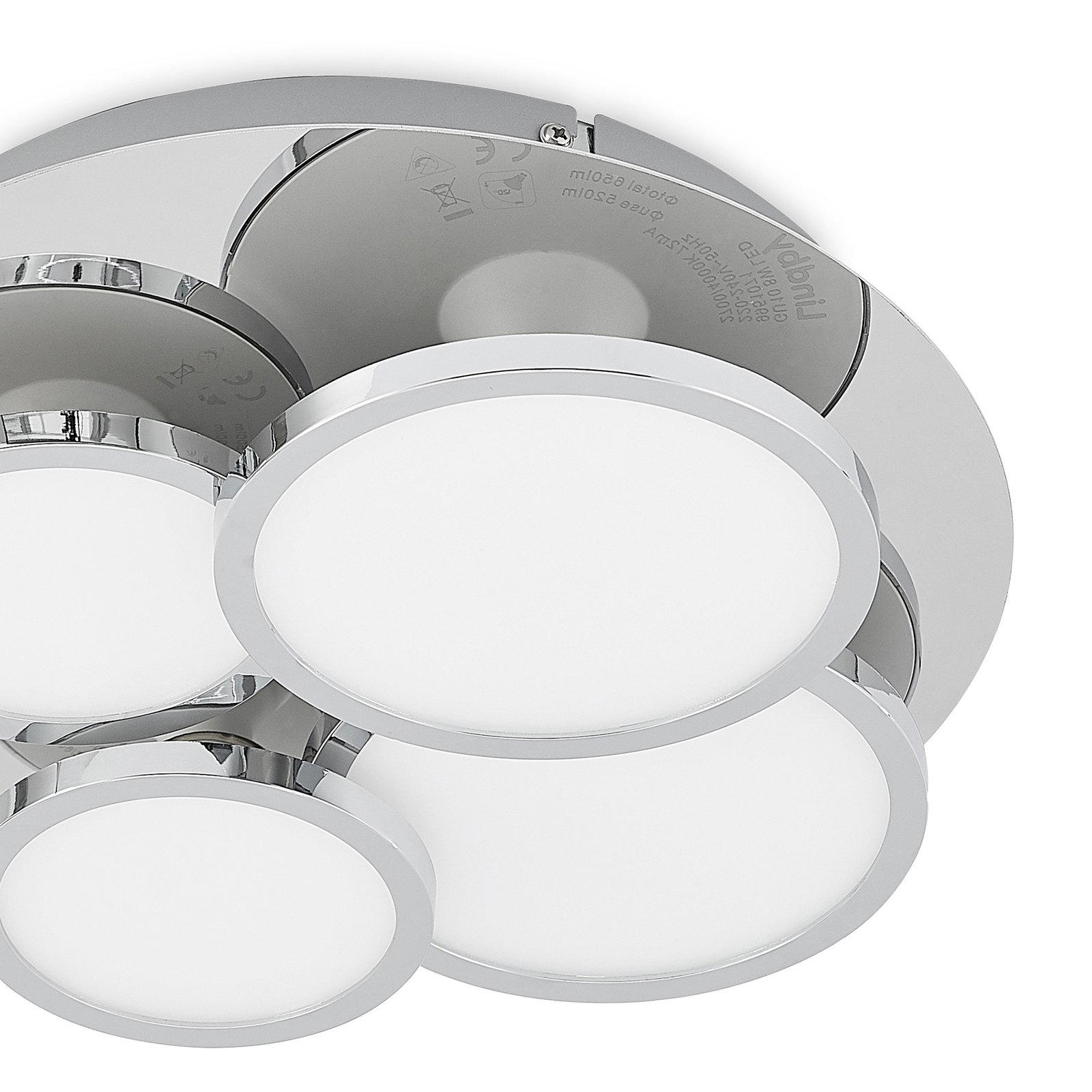 Lindby Leontino ceiling light, round