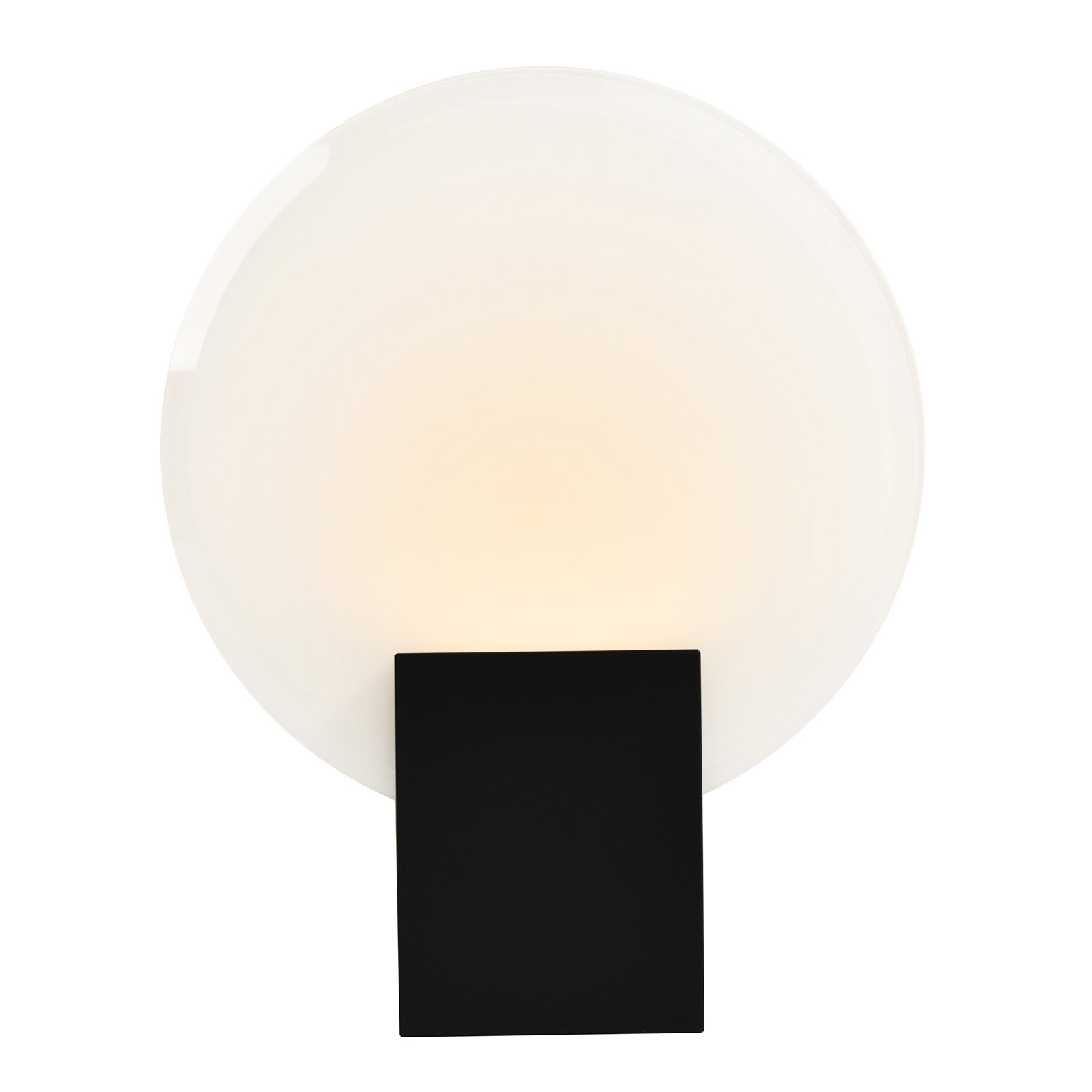LED nástěnné světlo Hester, IP44, černá