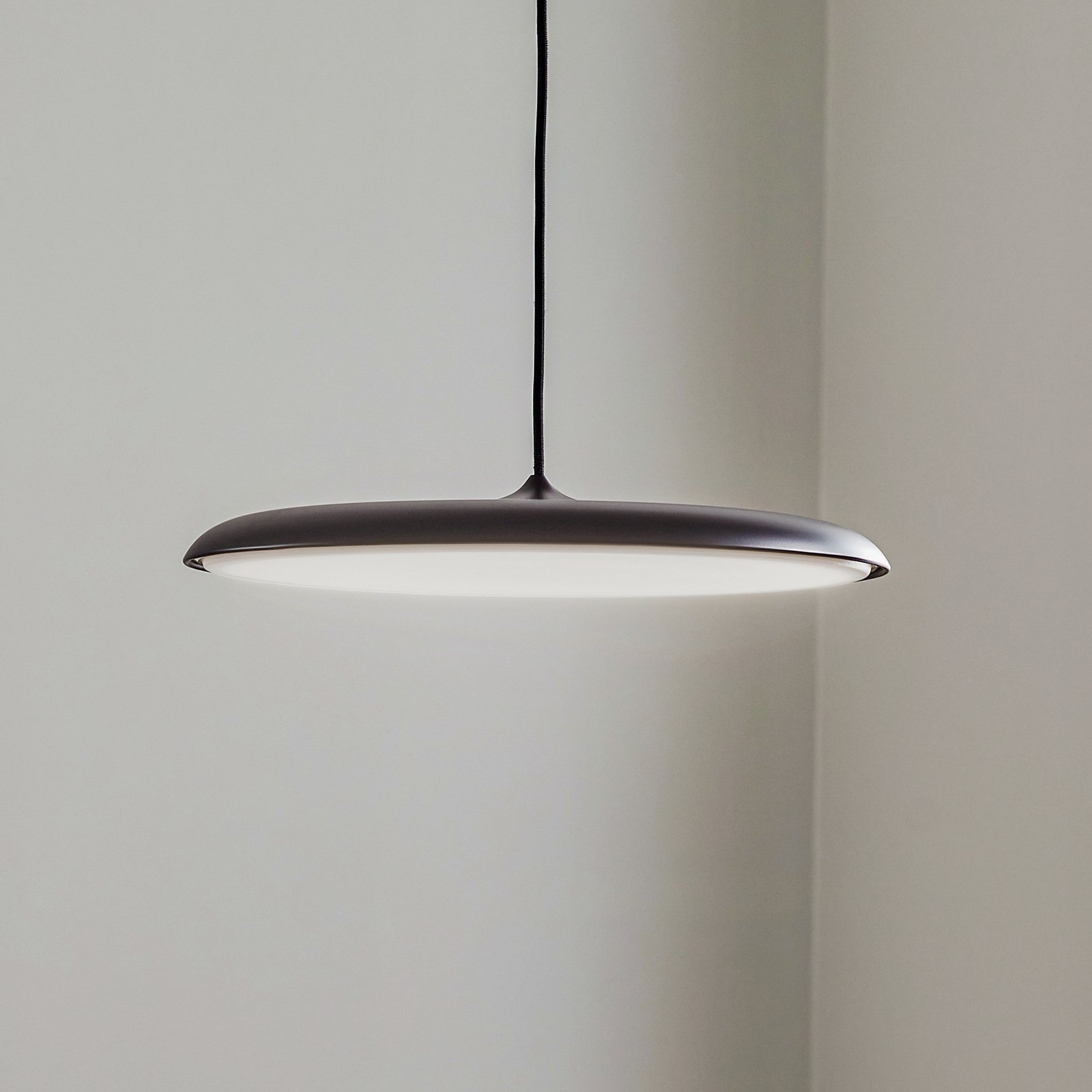 Lampa wisząca LED Artist, Ø 40 cm, czarna