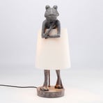 Lampa stołowa Kare Animal Frog szara