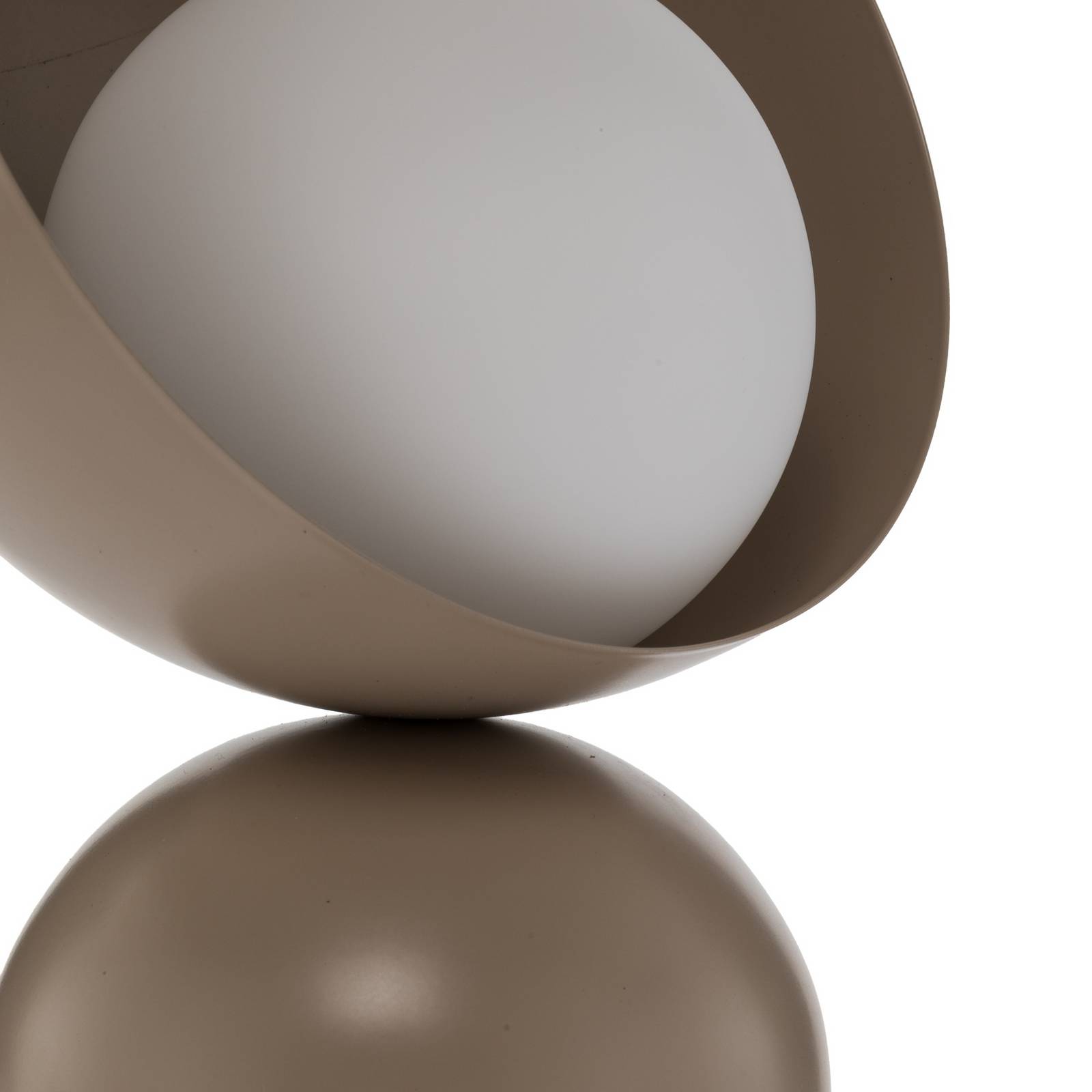 Lampa stołowa Boto LN1, beżowa, stal/szkło, wysokość 31 cm, G9