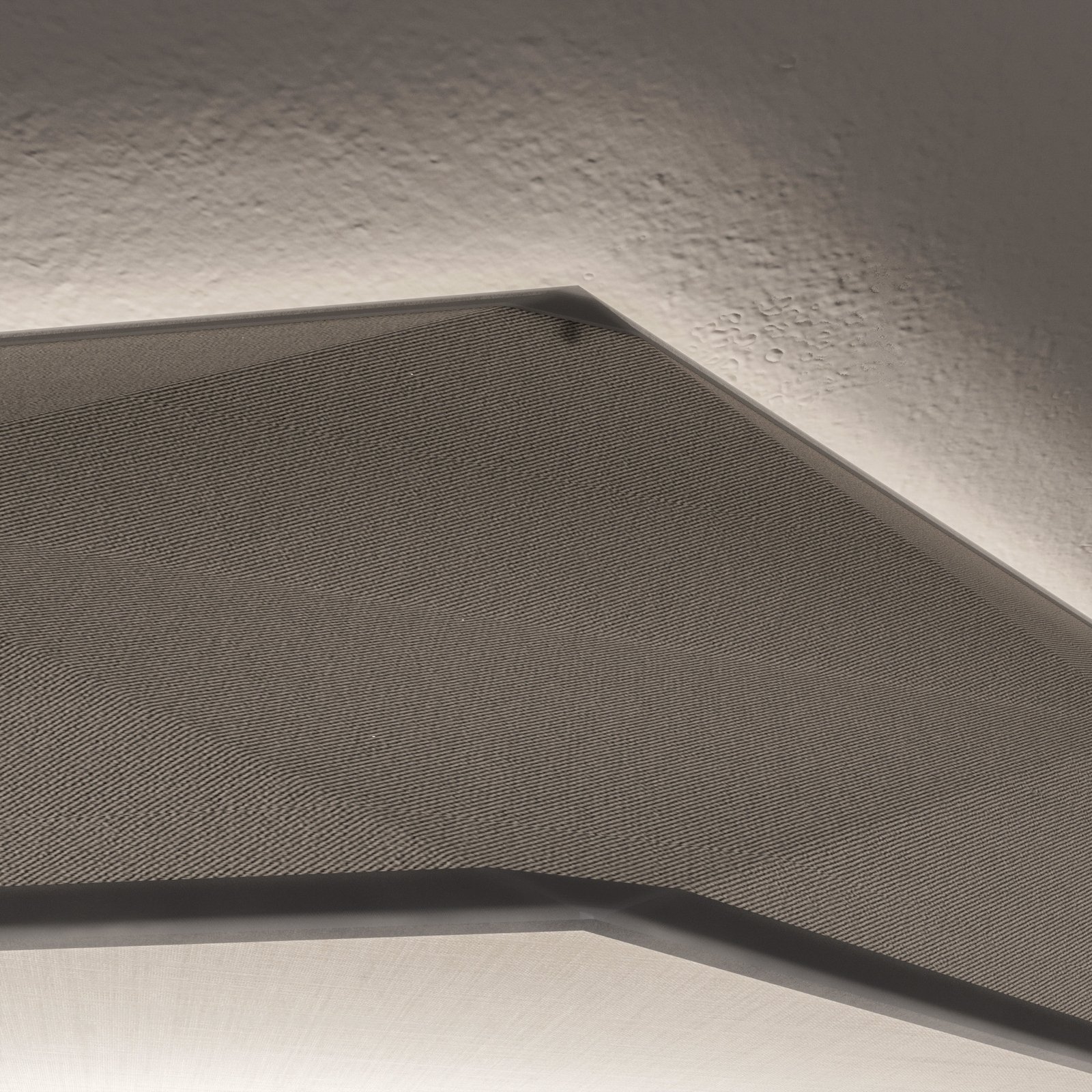Kantoor New plafondlamp, Ø 88 cm, zwart