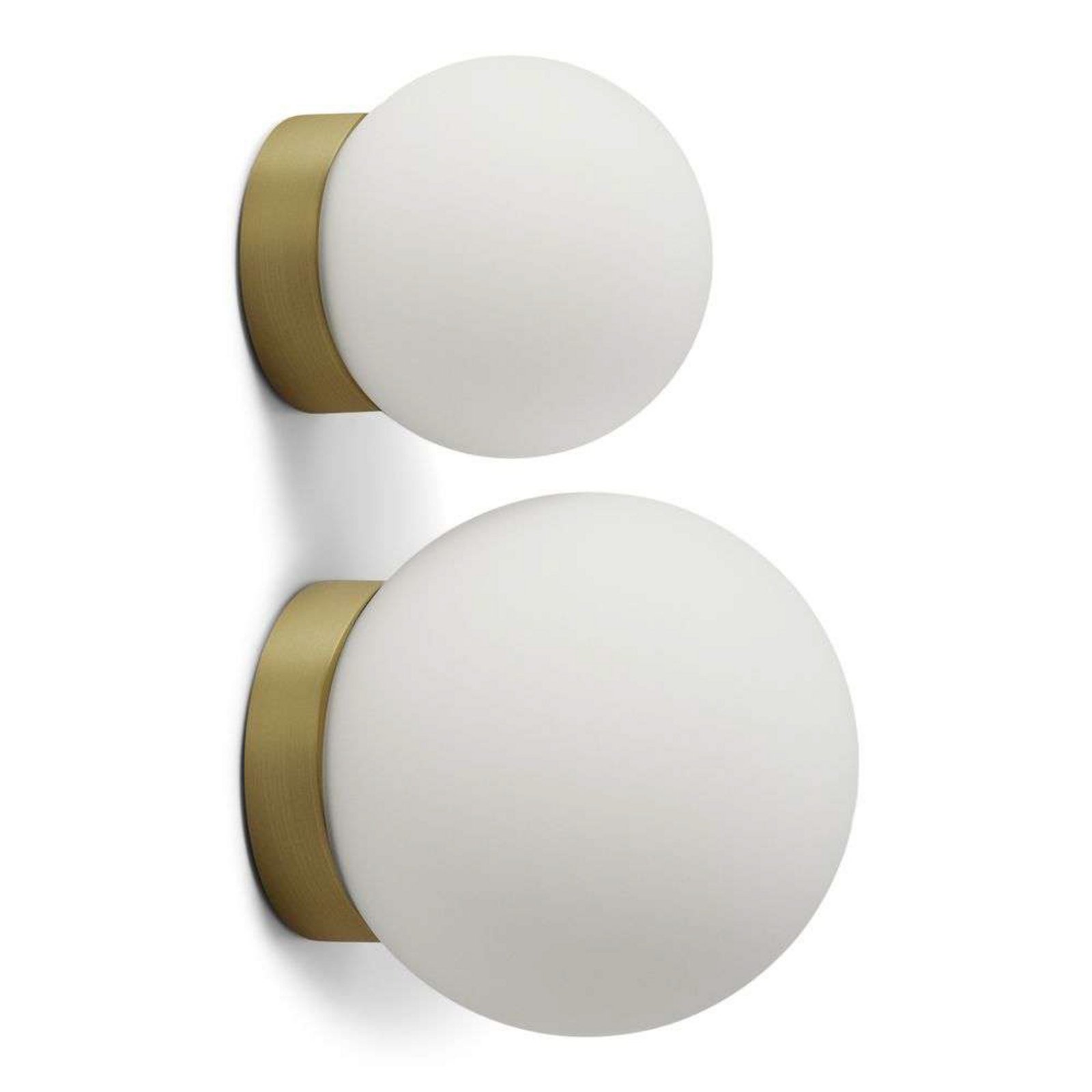 Palla C135 LED Ceiling Lamp Dim-to-Warm Opal/Brass - Antidark