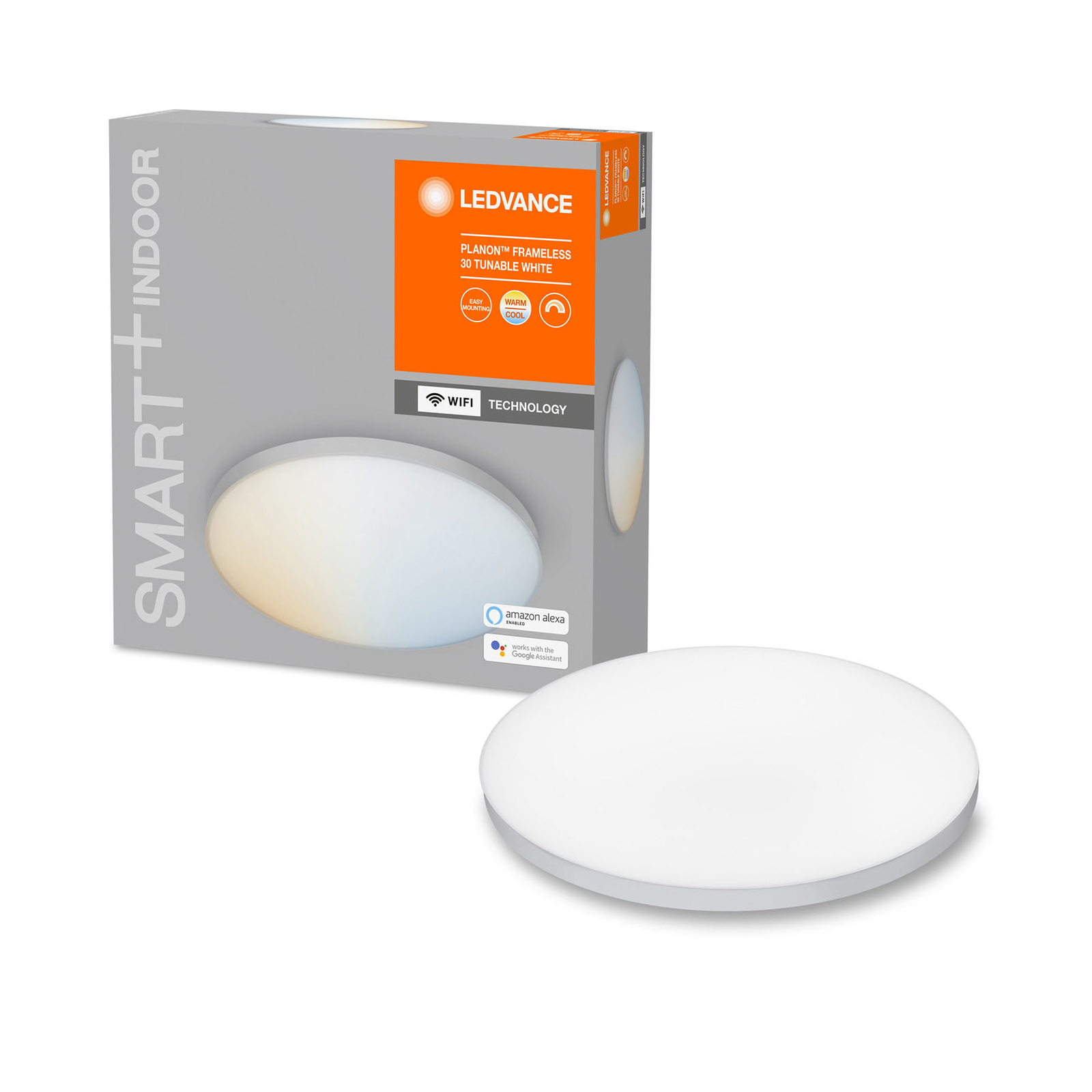 LEDVANCE SMART+ WiFi Planon LED-Panel CCT rund