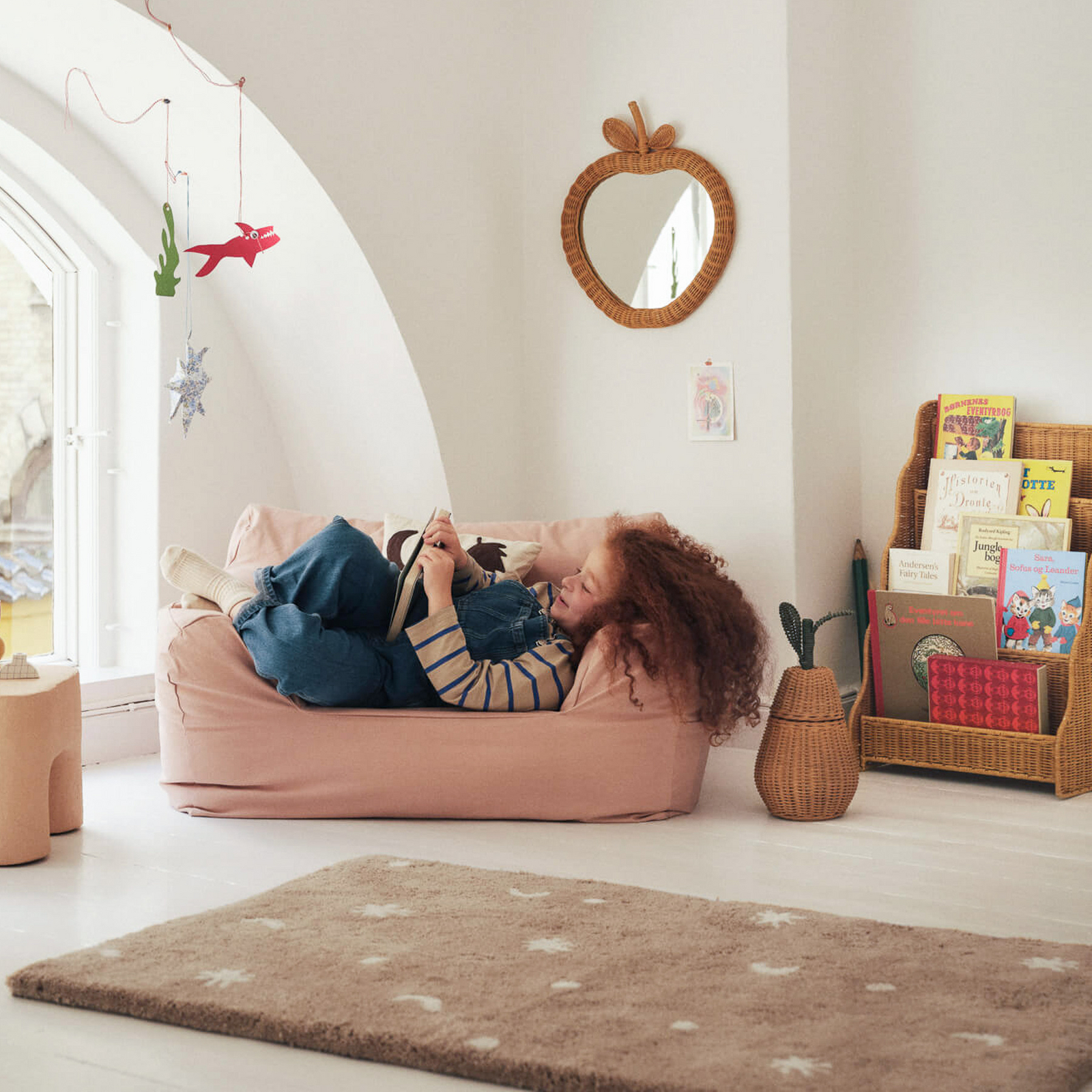 Skye Teppichläufer, kaschmir 120 x 80 cm Wolle - ferm LIVING Skye Teppichläufer, kaschmir 120 x 80 cm Wolle - ferm LIVING