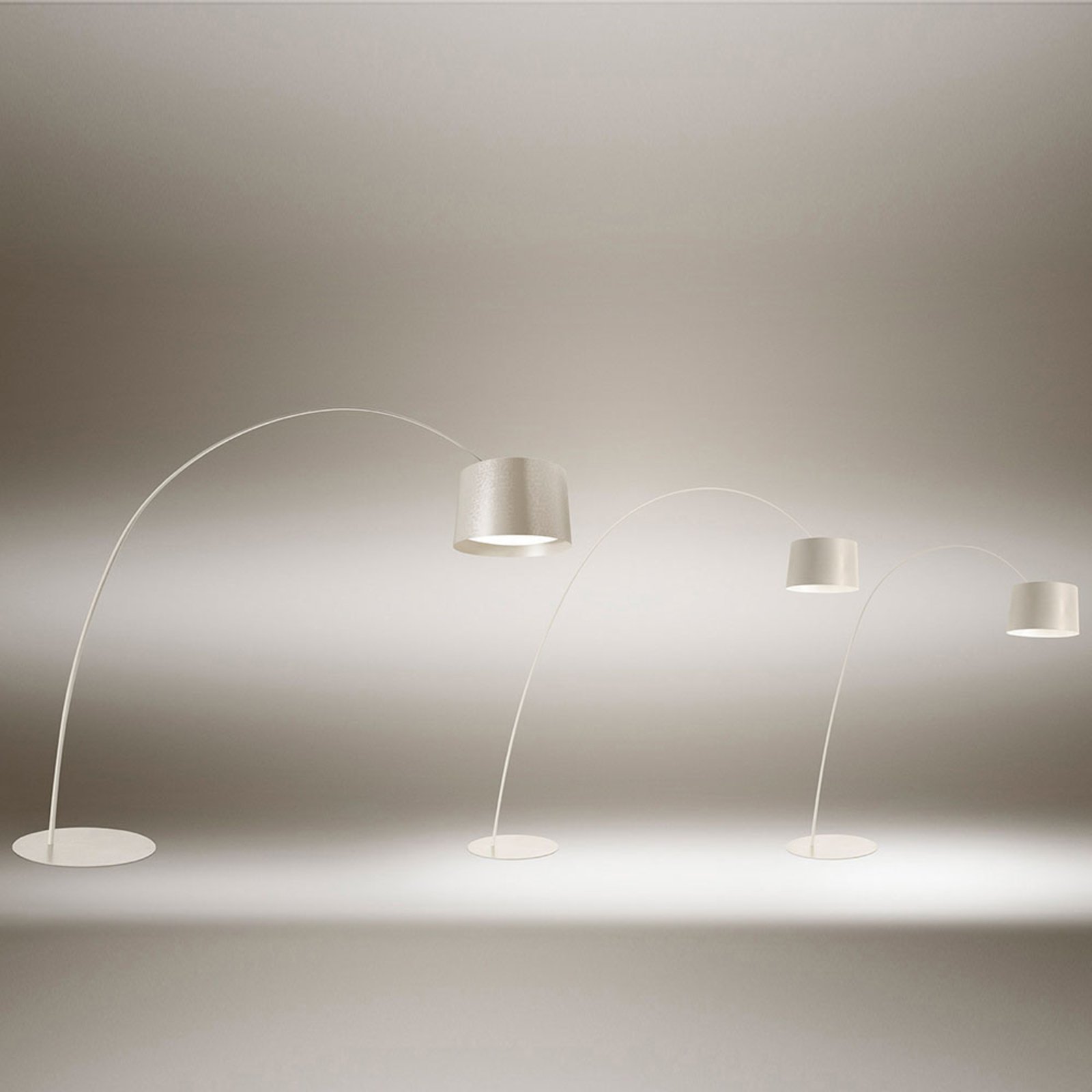 Twiggy MyLight LED-Stehlampe CCT greige - Foscarini