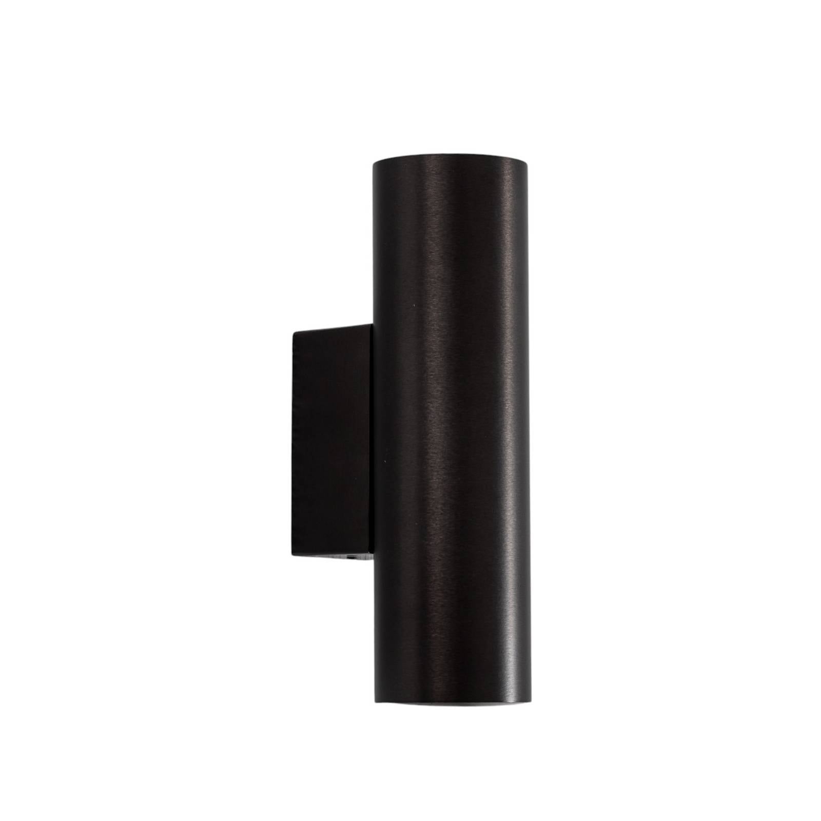 Wandleuchte Marion Plus, schwarz, GU10, Stahl, Höhe 18 cm