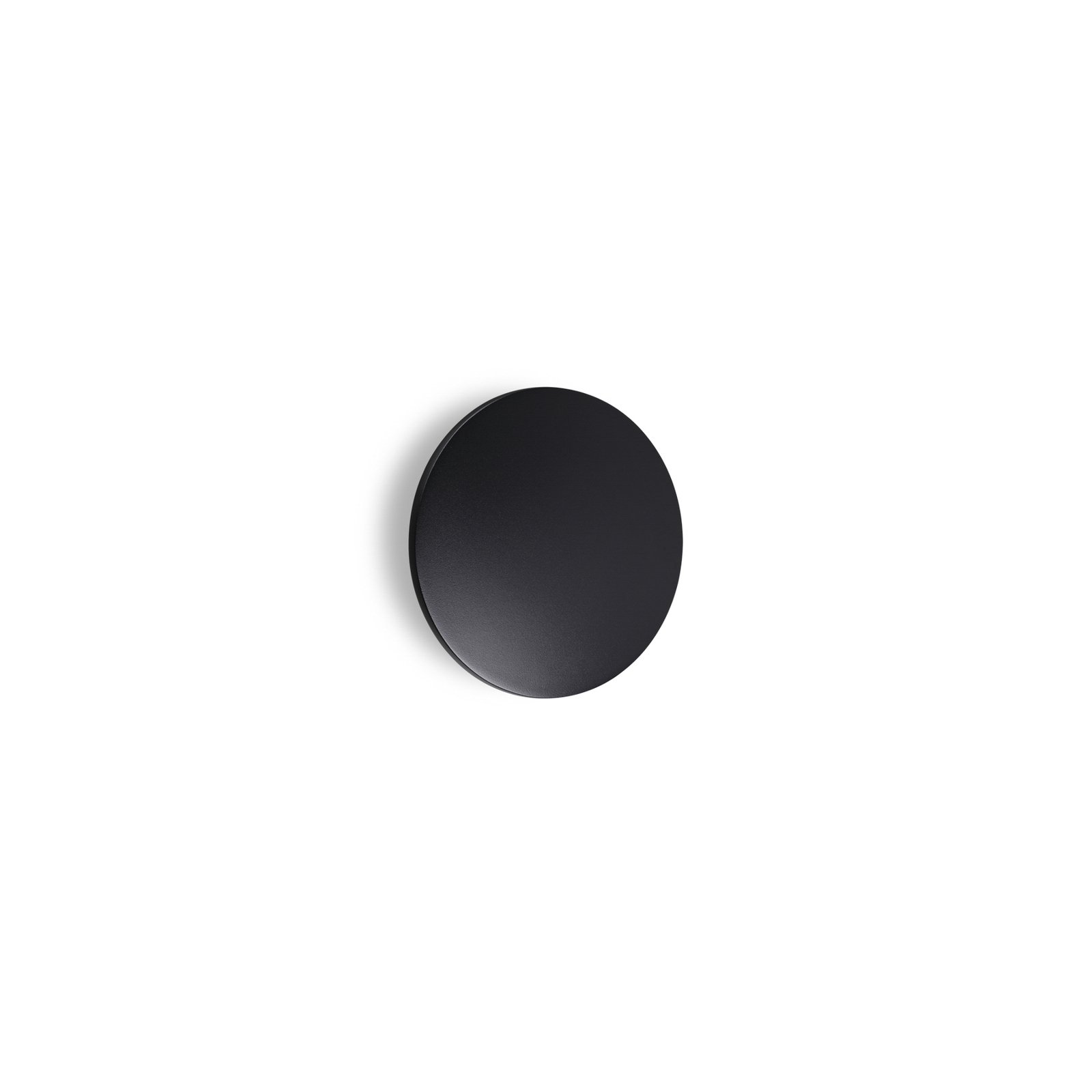 Ideal Lux kinkiet zewnętrzny Punto czarny Ø 18 cm, metalowy