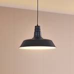 Hanglamp Lindby Laylan, nikkel/wit, Ø 46 cm, metaal