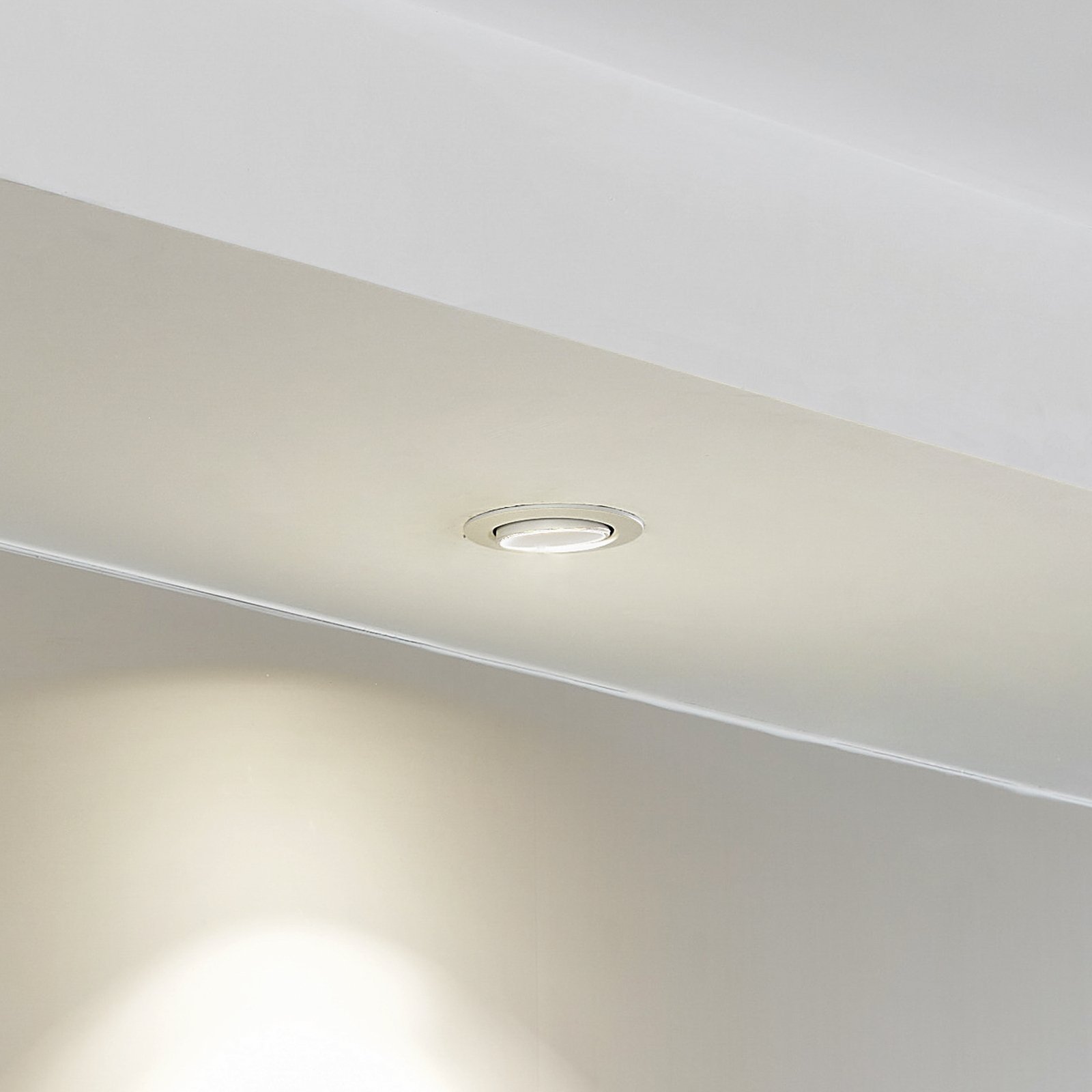 Arcchio Harcos LED stropní svítidlo, bílé, Ø 11 cm, 4 000K