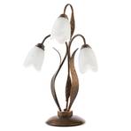 Sonia table lamp 3-bulb, bronze