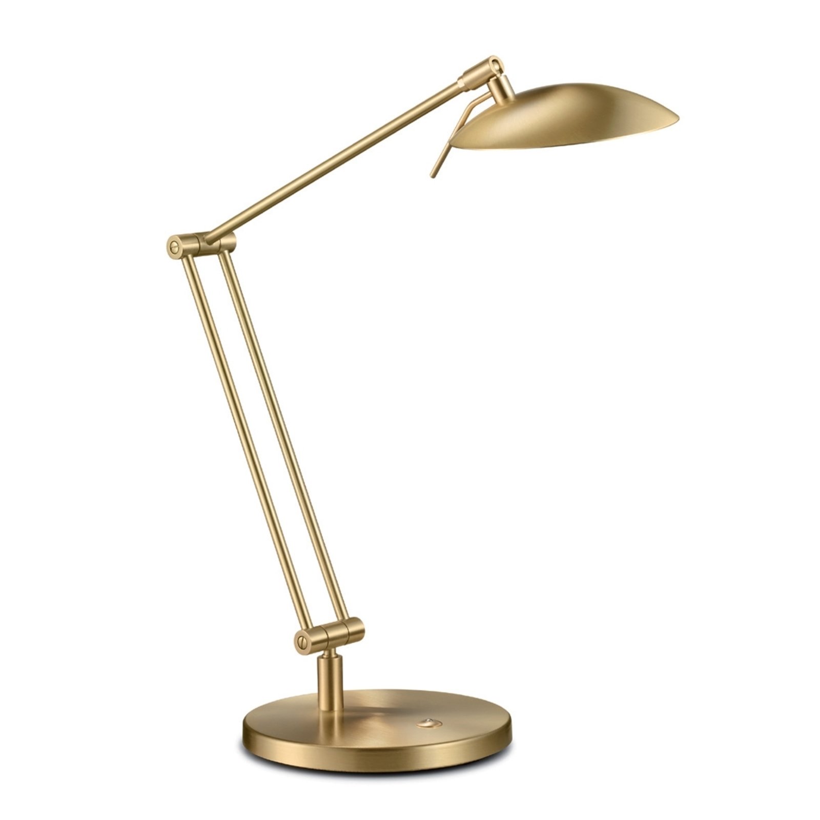 LED desk lamp Coira, matt brass