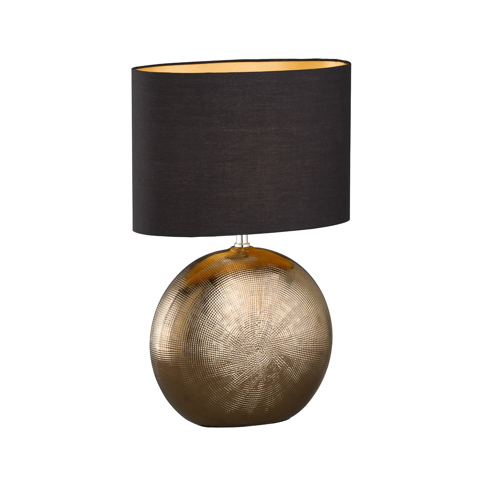 Foro bordslampa, brons/svart, höjd 53 cm