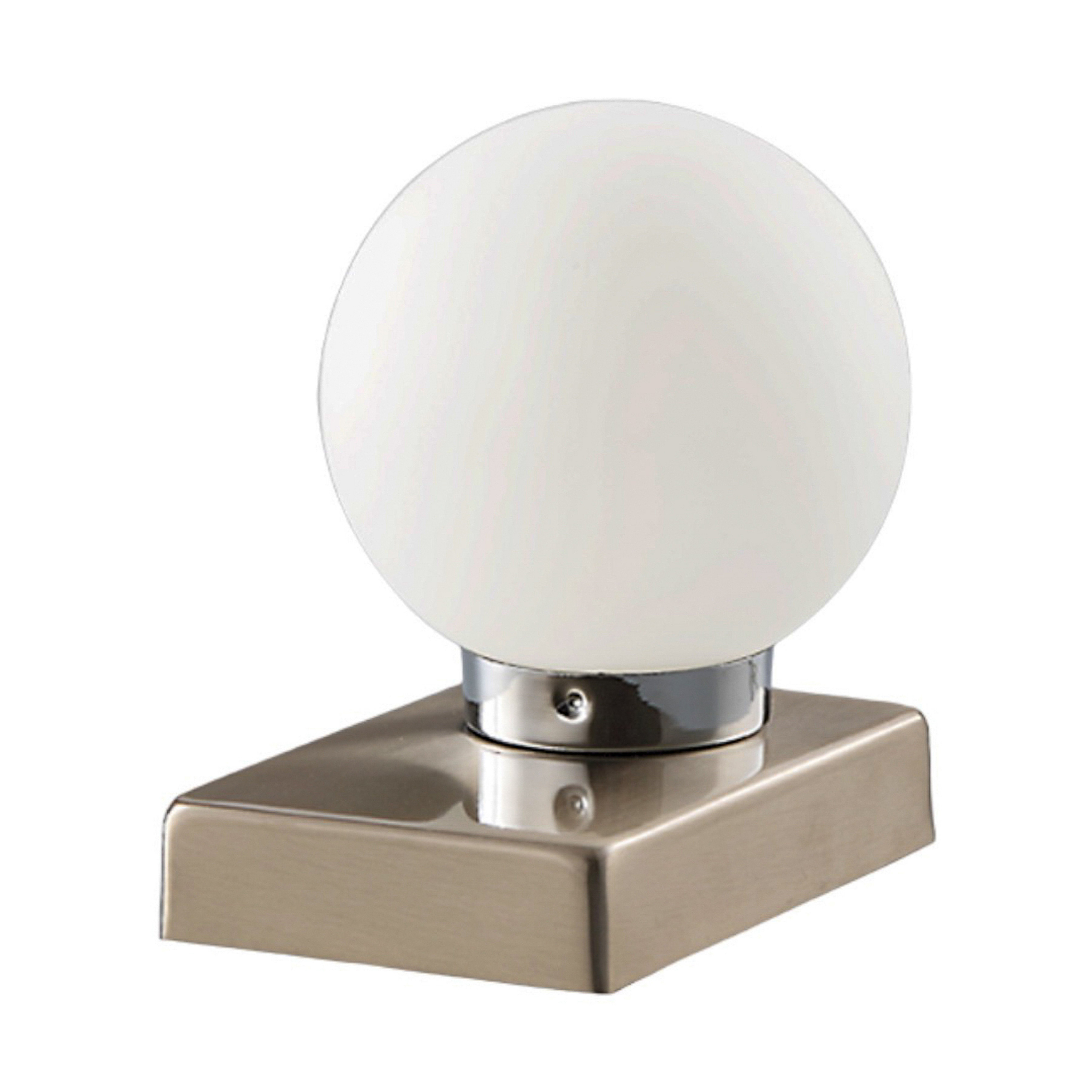 Naomi Lampada da Tavolo Opal/Chrome - Lindby